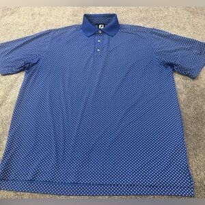 FootJoy blue polkadot polo. Size large